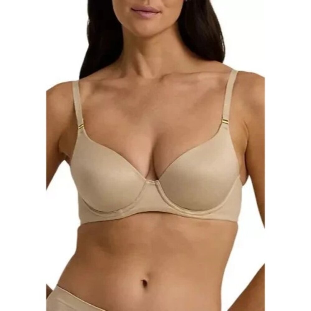 Ralph Lauren Comfort Full Coverage T-Shirt Bra Light Truffle Size 38C LNWT